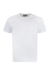 Canali White Cotton T-shirt In White
