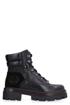 TORY BURCH MILLER LEATHER COMBAT BOOTS