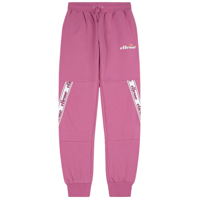 Ellesse Kids' El Sorate Branded Sweatpants Pink