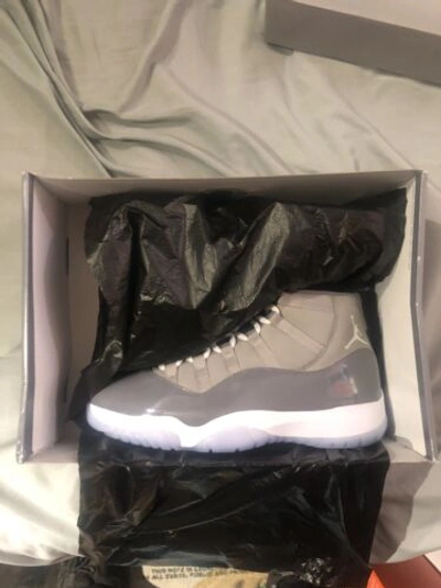 Pre-owned Jordan Nike Air  Retro 11 Xi Cool Grey Medium White Ct8012-005 Sz 12