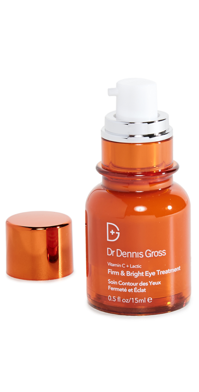 Dr Dennis Gross Vitc+lactic Firm & Bright Eye Treatment In Orange