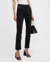 Mother The Tomcat High Rise Ankle Straight Jeans In Lasting Impression In Lasting Impressio