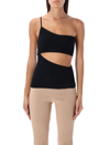 ANDREÄDAMO CUT-OUT MONO SHOULDER TOP