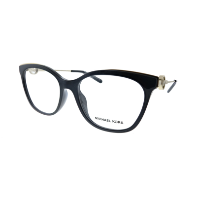 Michael Kors Rome Mk 4076u 3332 54mm Womens Square Eyeglasses 54mm In Black