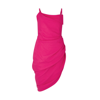 Jacquemus La Robe Saudade Draped Minidress In Pink