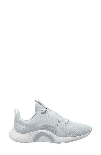 Nike Renew In-season Tr 12 Training Shoe In Pure Platinum/metallic Silver/white