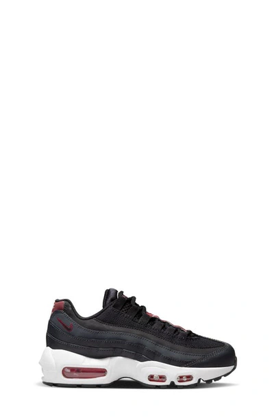 Nike Kids' Air Max 95 Recraft Gs Trainer In Anthracite/black/team Red