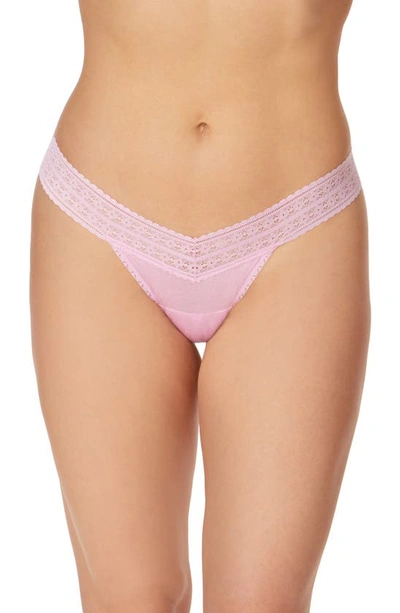 Hanky Panky Dream Low Rise Thong In Cotton Candy