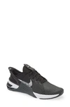 Nike Men's Metcon 8 Flyease Easy On/off Workout Shoes In Black/ White/ Dark Smoke Grey