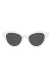 Versace 52mm Cat Eye Sunglasses In White