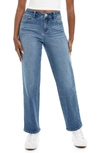 1822 DENIM HIGH WAIST STRAIGHT LEG JEANS