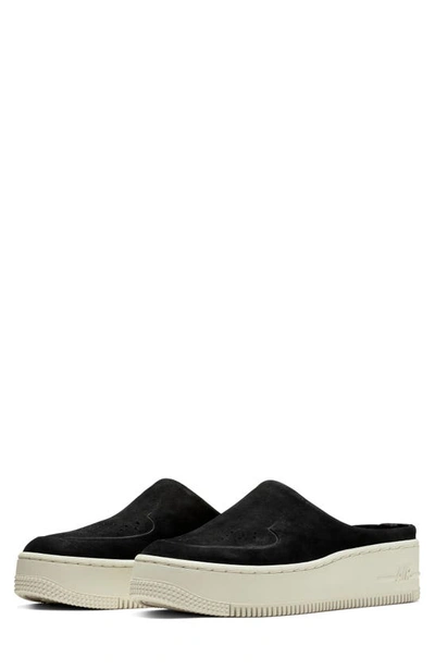 Nike Air Force 1 Lover Xx Premium Slip-on Mule Sneaker In Black