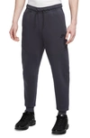 Nike Tech Fleece Jogger Sweatpants In Cave Purple/ Black