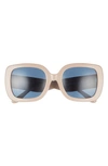 Tory Burch 54mm Butterfly Sunglasses In Sand