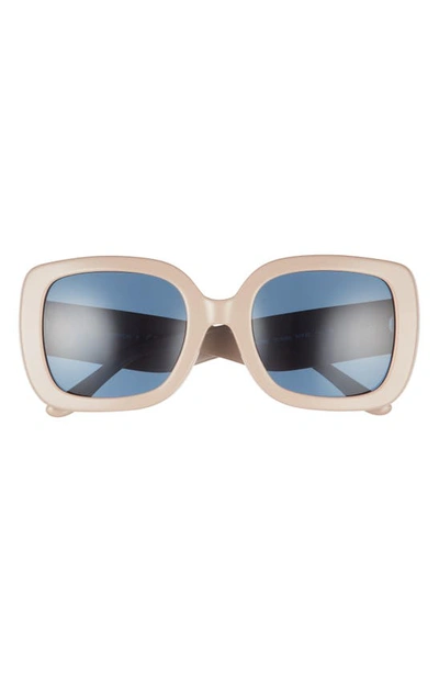 Tory Burch 54mm Butterfly Sunglasses In Bone