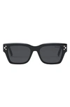 DIOR CD DIAMOND S2I 54MM SQUARE SUNGLASSES