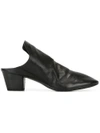 MARSÈLL MARSÈLL CHUNKY HEEL MULES - BLACK,MW4201306611890911