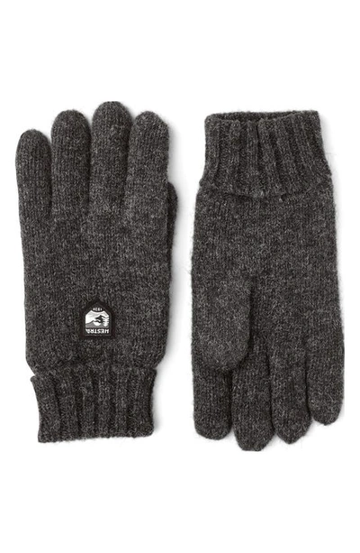 Hestra Wool Blend Glove In Charcoal