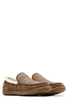 Sorel 'dude Moc' Slipper In Umber/ Gum 10