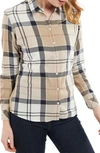 Barbour Bredon Tartan Check Button Front Shirt In Rosewood Tartan