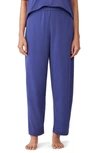 Eileen Fisher Sleep Wear Lantern Organic Cotton Pants In Iris