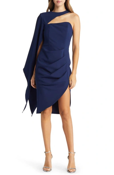 One Shoulder Dress Lavish Alice Navy Dress Lavish Alice Dress Size