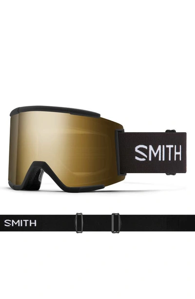 Smith Squad Mag™ 186mm Snow Goggles In Black / Chromapop Black Gold