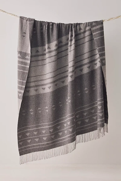 Free People Faherty Bear Creek Cashmere Throw Blanket In Stone