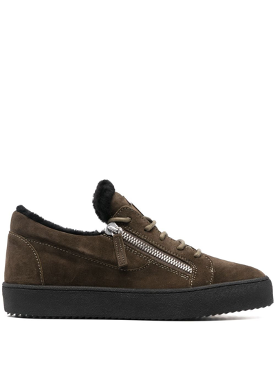 Giuseppe Zanotti May Low-top Sneakers In Brown