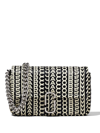 Marc Jacobs The Monogram J Marc Mini Shoulder Bag In Black