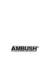 AMBUSH NAME PLATE ENGRAVED EARRINGS