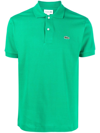 Lacoste Logo-patch Short-sleeve Polo Shirt In Green