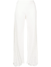 DION LEE DISTRESSED FLOAT KNITTED TROUSERS