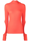 DION LEE CUT-OUT DETAIL HOODED TOP