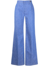 Câllas Callas Sofia Linen-blend Trouser In Blue