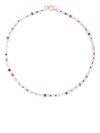 Dower & Hall Carnival Beaded Pearl Necklace In White
