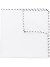 Brunello Cucinelli Contrasting-edge Trim Handkerchief In Weiss