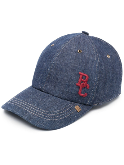 Brunello Cucinelli Embroidered-logo Detail Baseball Cap In Blau