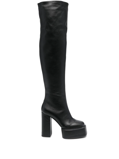 3juin Maica 140mm Over-the-knee Boots In Black