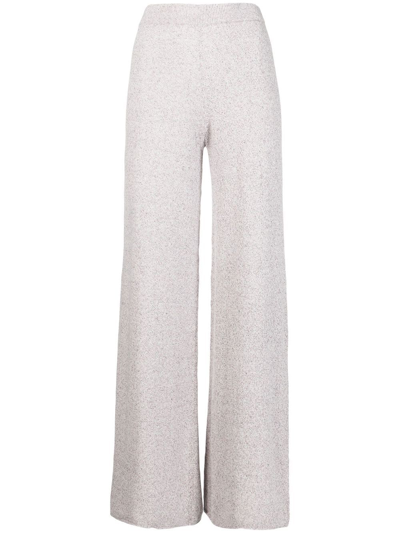Onefifteen High-waist Knitted Trousers In Pink