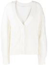 CECILIE BAHNSEN V-NECK WOOLLEN CARDIGAN