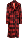 N°21 CHECKED MID-LENGTH COAT