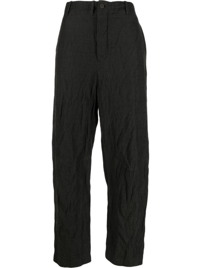 Forme D'expression Arc Straight-leg Trousers In Black