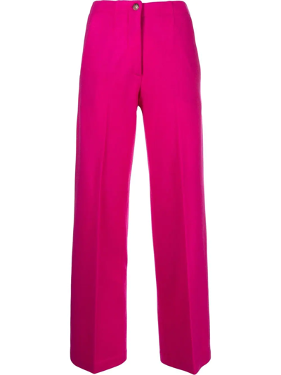 Seventy Womens Purple Other Materials Pants In Fuxia