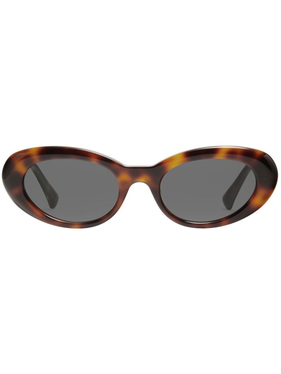 Gentle Monster Le L2 Sunglasses In Brown