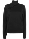 JIL SANDER SIDE BUTTON JUMPER