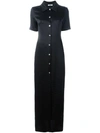 AREA AREA SHORTSLEEVED MAXI SHIRT DRESS - BLACK,R17D74CBS11883925