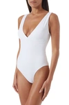 Melissa Odabash Pompeii One-piece Swimsuit In White