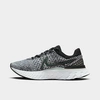 Nike Women's React Infinity 3 Running Shoes In Black/dark Smoke Grey/grey Fog/white