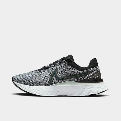 Nike Women's React Infinity 3 Running Shoes In Black/dark Smoke Grey/grey Fog/white